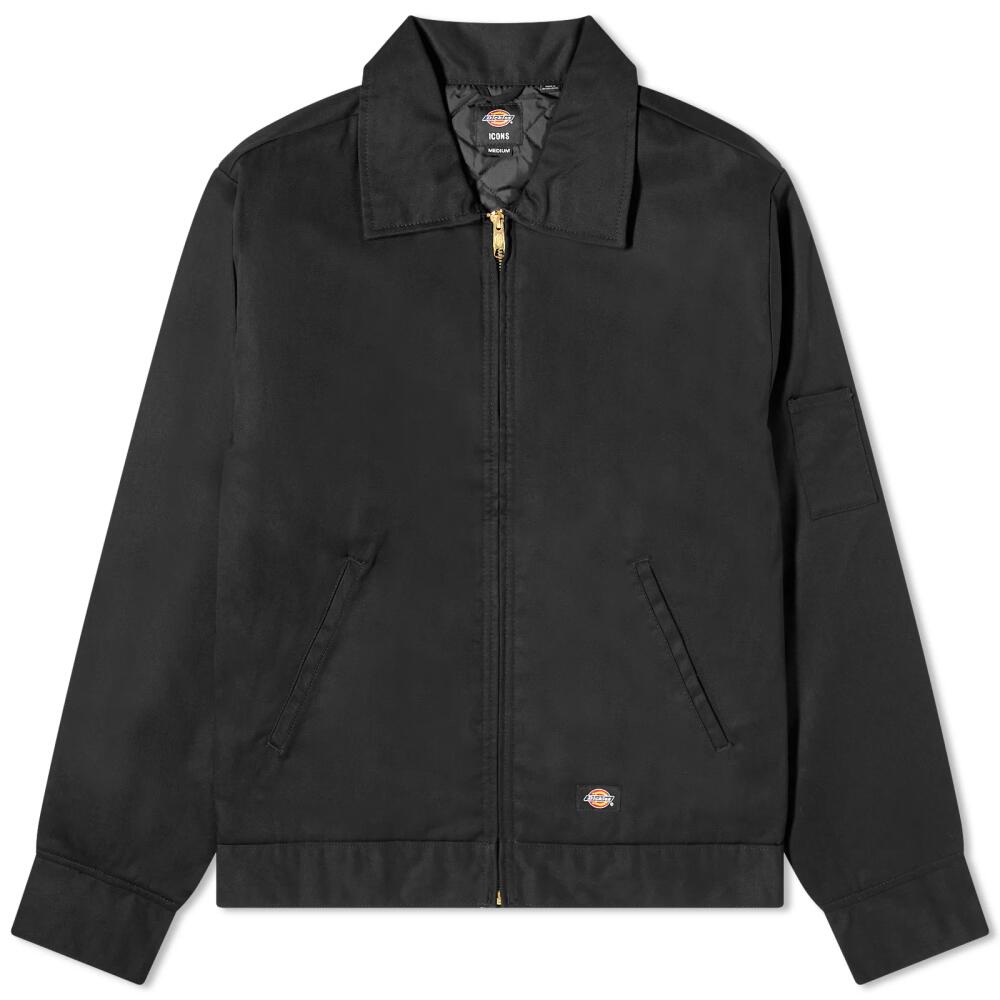 Dickies Men's Lined Eisenhower Jacket in Black Cover