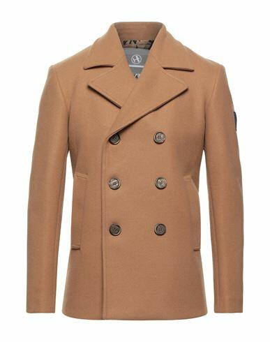 Havana & Co. Man Coat Camel Polyester, Wool Cover