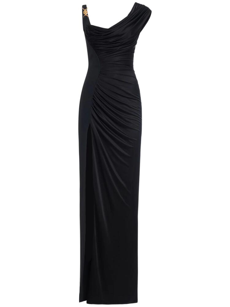 VERSACE Draped Jersey Gown Cover