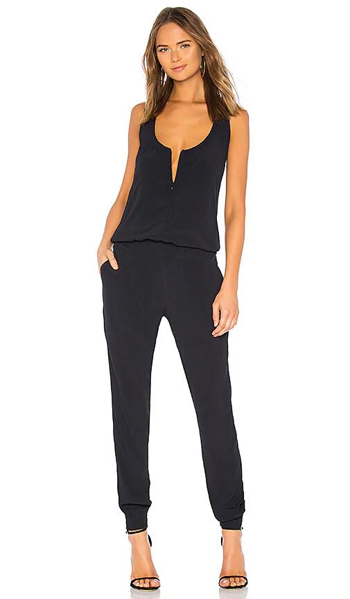 MONROW Crepe Jumpsuit in Blue Cover