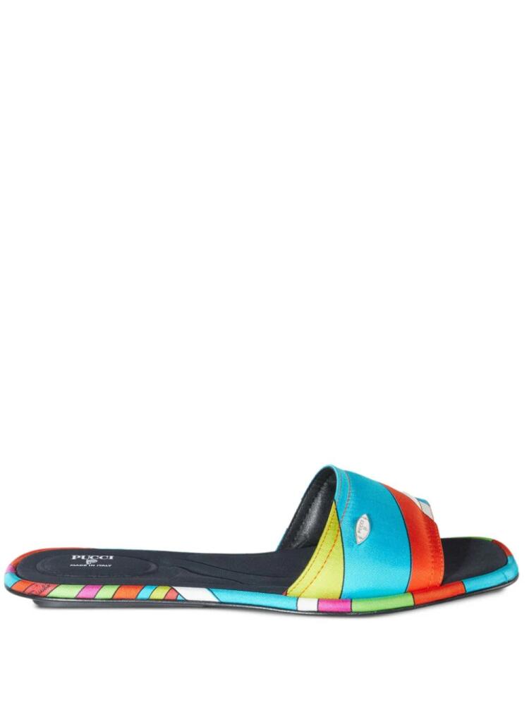 PUCCI Yummy multicolour sandals - Blue Cover