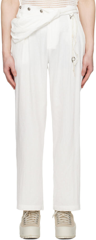 HYEIN SEO White Bag Trousers Cover