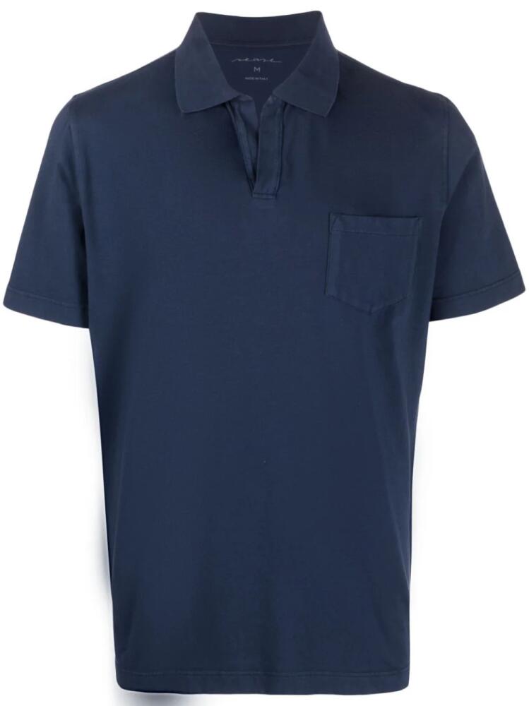 Sease chest-pocket polo shirt - Blue Cover