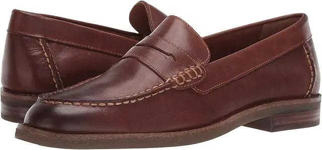 Sperry Topsfield Penny Loafer (Tan Leather) Men's Shoes Cover