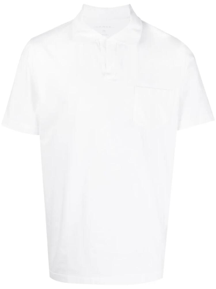 Sease chest-pocket polo shirt - White Cover