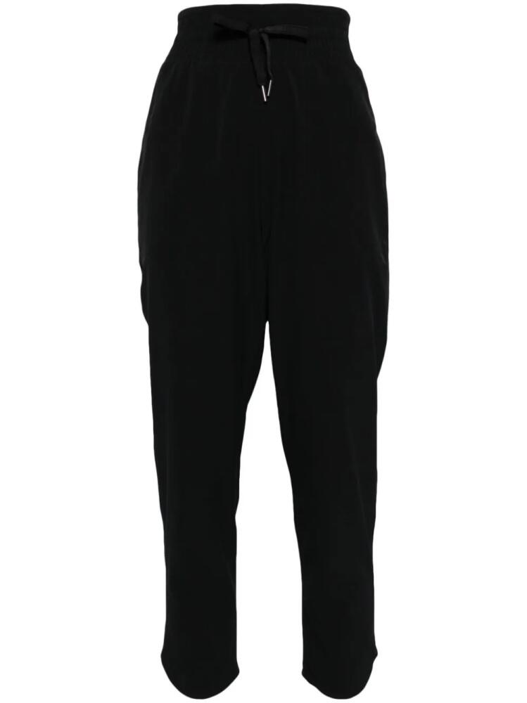 SPANX high-rise jersey track pants - Black Cover