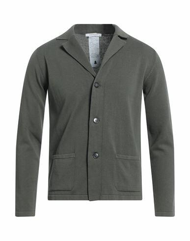 Bellwood Man Cardigan Military green Cotton Cover