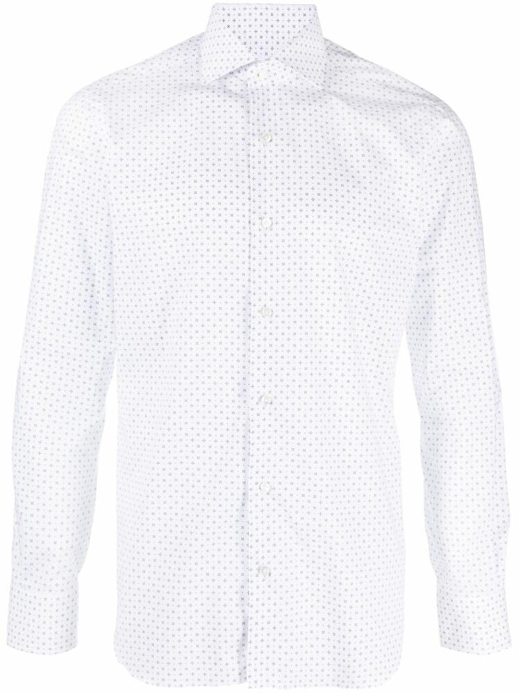 Barba polka dot print shirt - White Cover