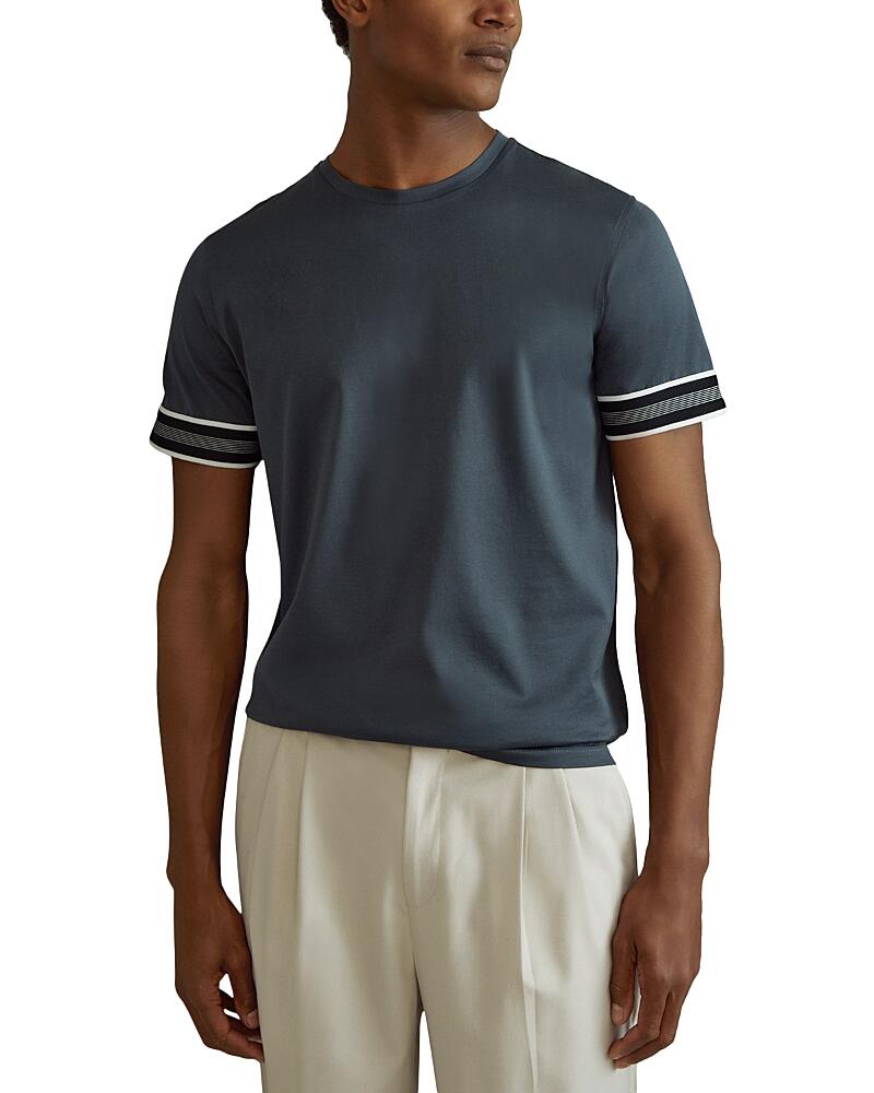 Reiss Dune Striped Sleeve Tee Cover