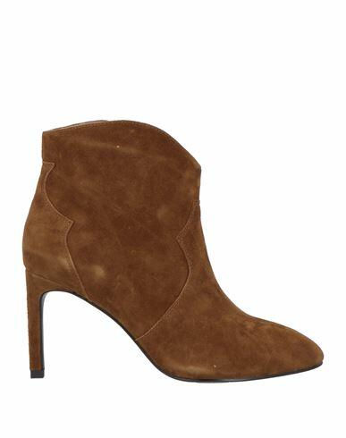 Bibi Lou Woman Ankle boots Camel Leather Cover