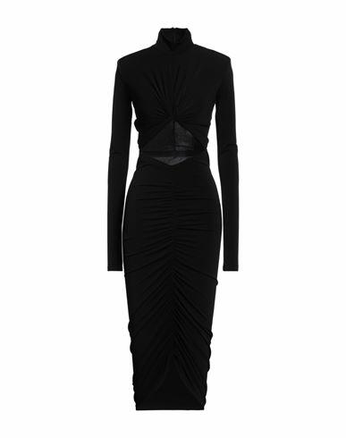 The Andamane Woman Maxi dress Black Polyester, Elastane Cover