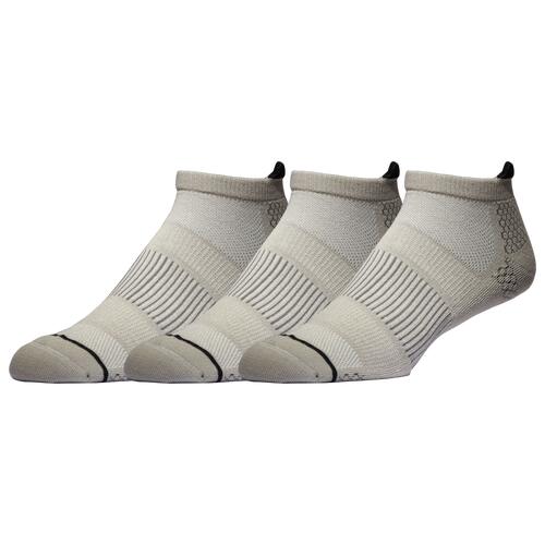 LCKR 3 Pack Performance No Show Socks - Mens Gray Cover