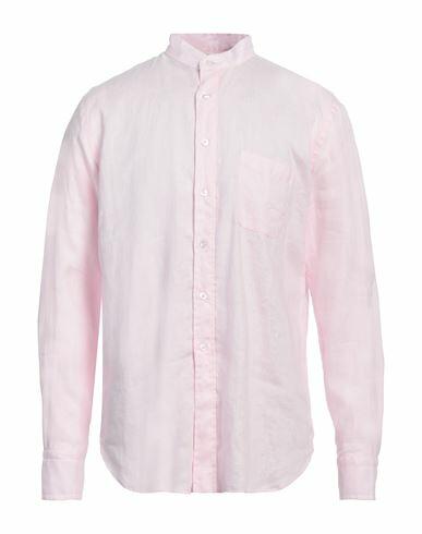 Doppiaa Man Shirt Pink Size 15 ¾ Linen Cover