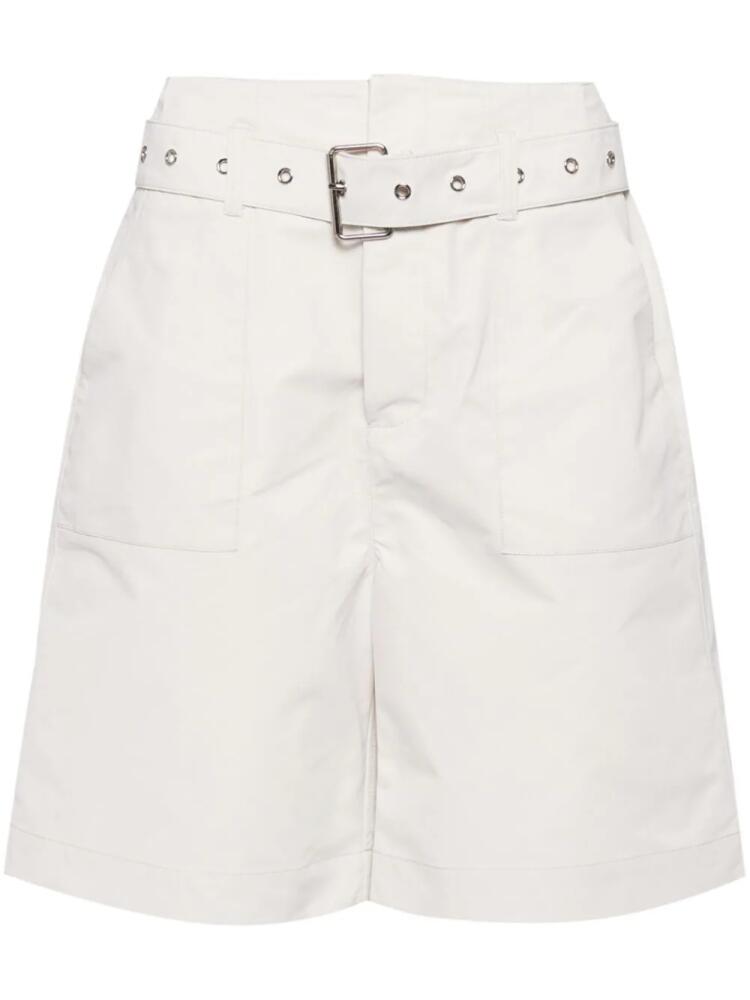 izzue knee-length twill shorts - White Cover