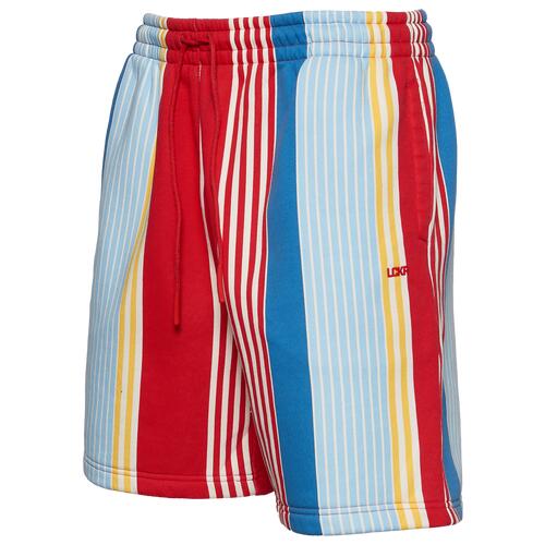 LCKR Fleece Shorts - Mens Red/Red Cover