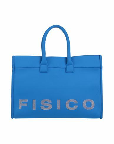 Fisico Woman Handbag Blue Polyester, Polyamide Cover