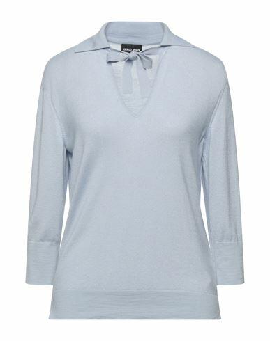 Giorgio Armani Woman Sweater Light grey Cashmere, Polyester Cover