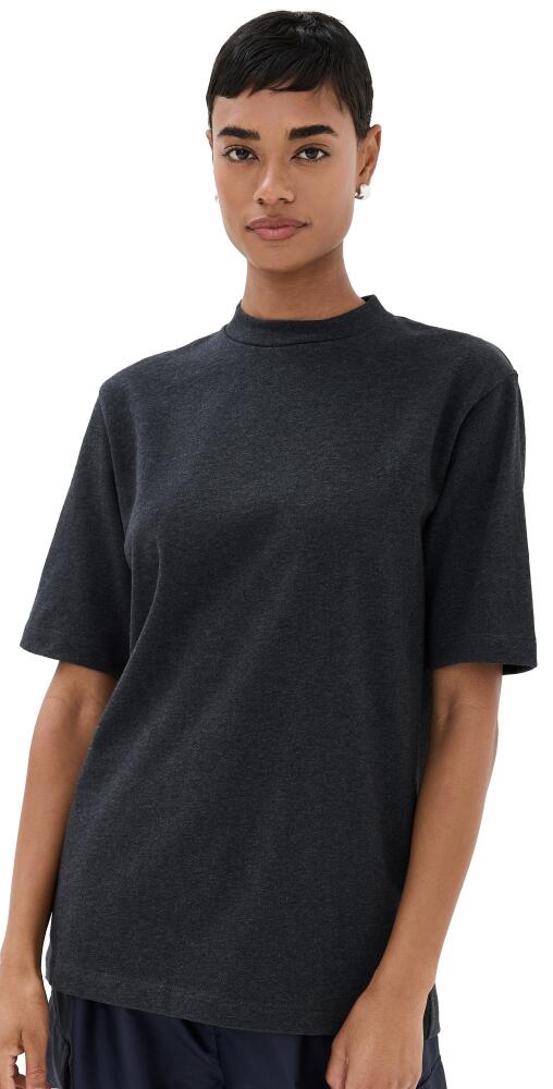 Tibi Perfect Unisex Tee Charcoal Grey Cover