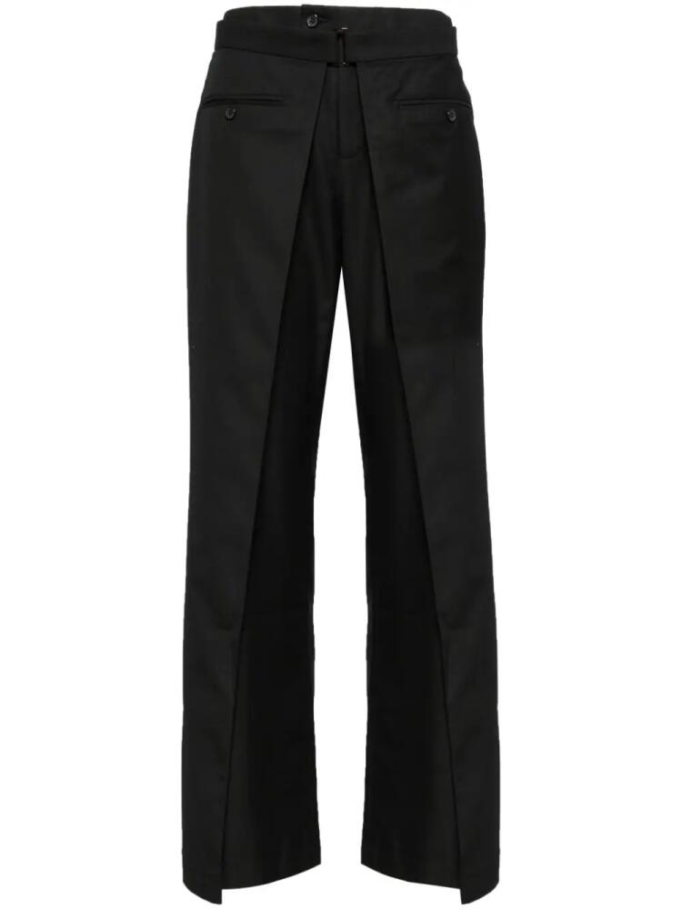 BETTTER layered straight trousers - Black Cover