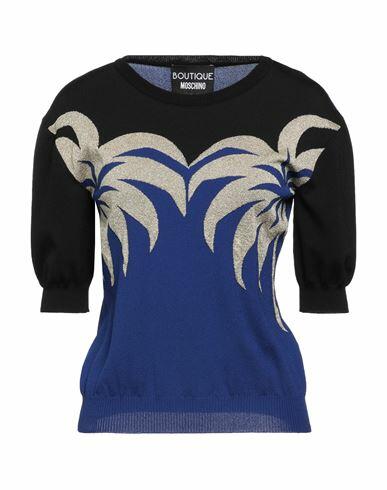 Boutique Moschino Woman Sweater Bright blue Viscose, Polyamide Cover