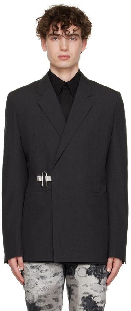 Givenchy Gray U-Lock Blazer Cover