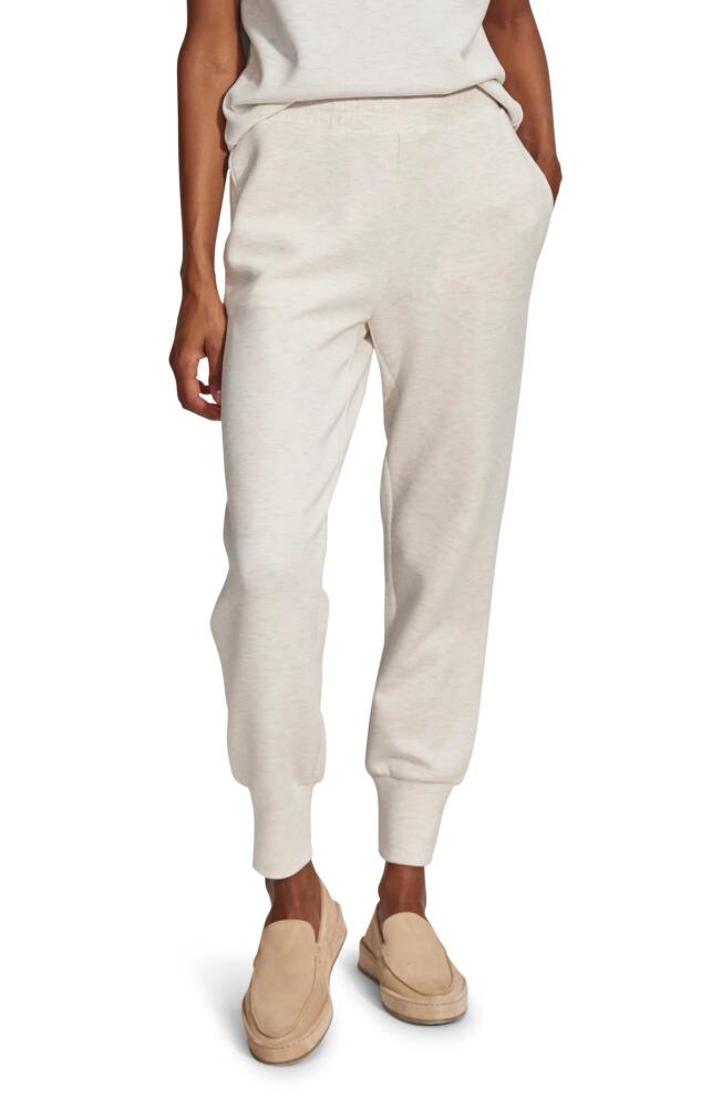 Varley The Slim Cuff Joggers in Ivory Marl Cover