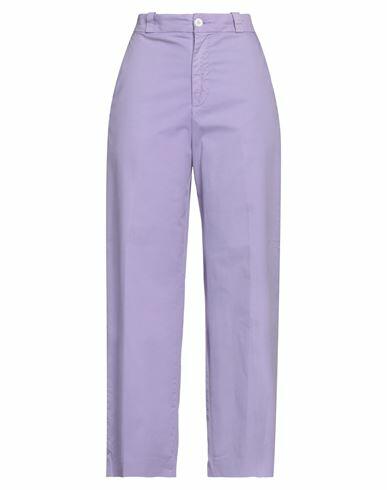 Haikure Woman Pants Lilac Cotton, Elastane Cover