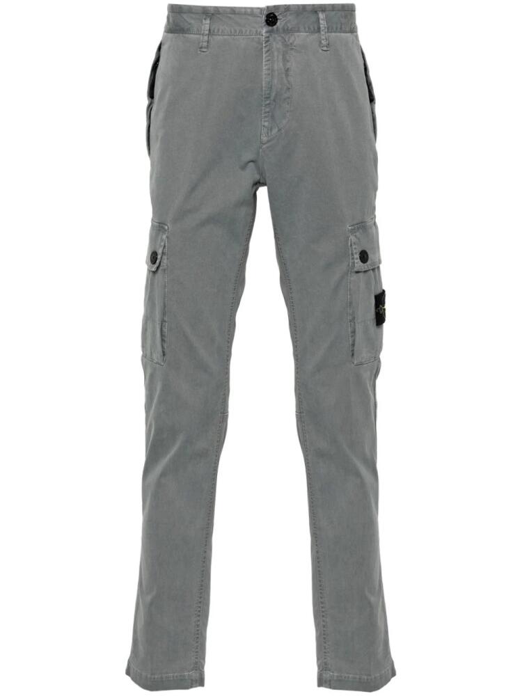 Stone Island Compass-badge cargo pants - Grey Cover