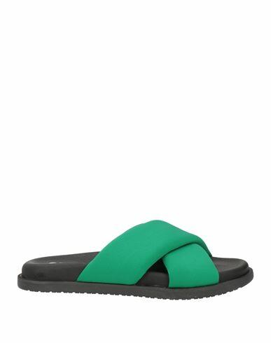 Copenhagen Studios Woman Sandals Green Textile fibers Cover