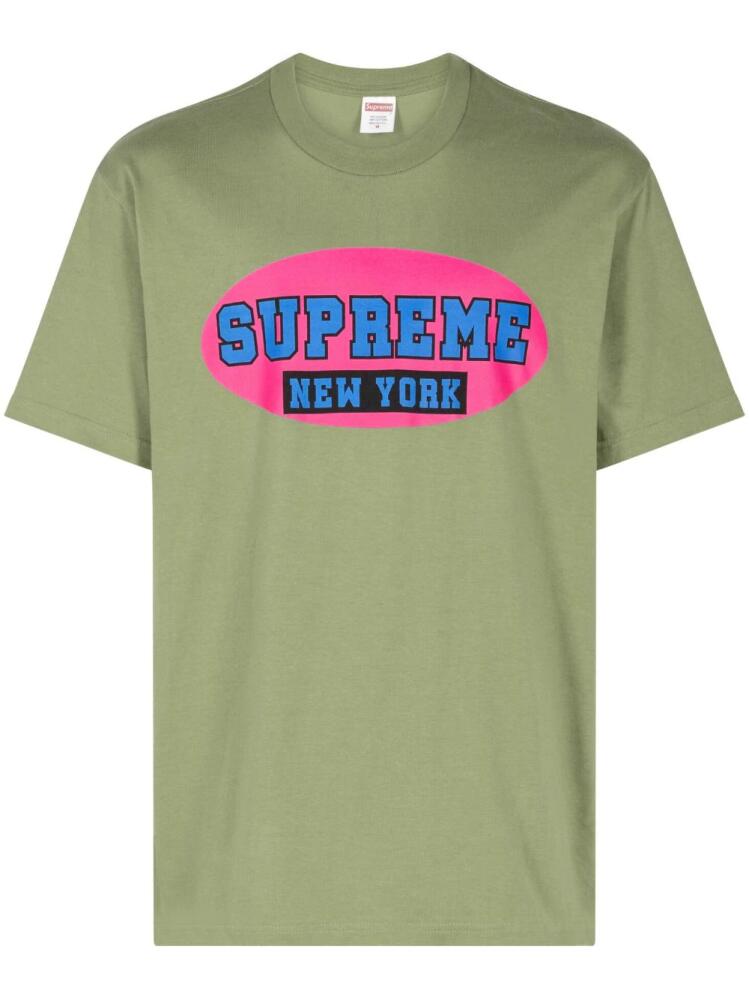 Supreme New York cotton T-shirt - Green Cover