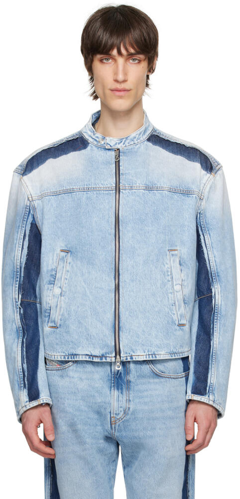 Diesel Blue D-Marge-S1 Denim Jacket Cover