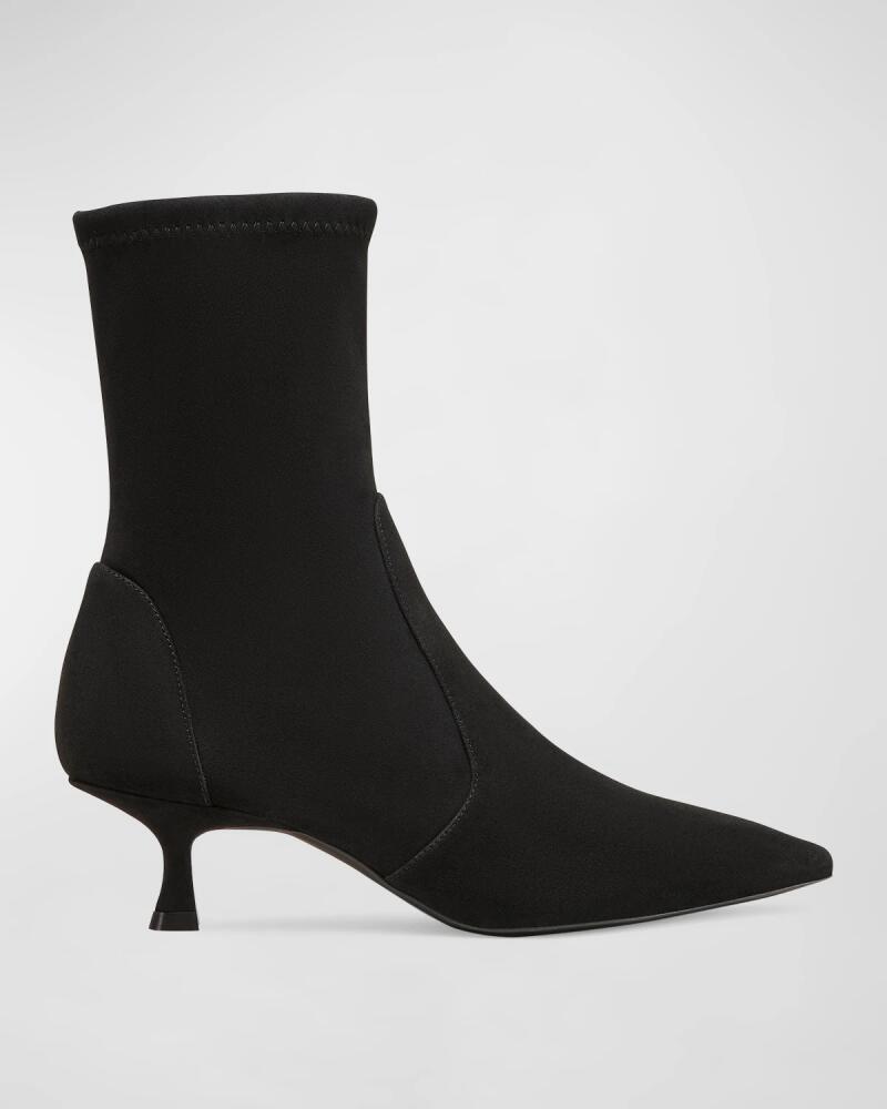 Stuart Weitzman Naomi Stretch Suede Ankle Booties Cover