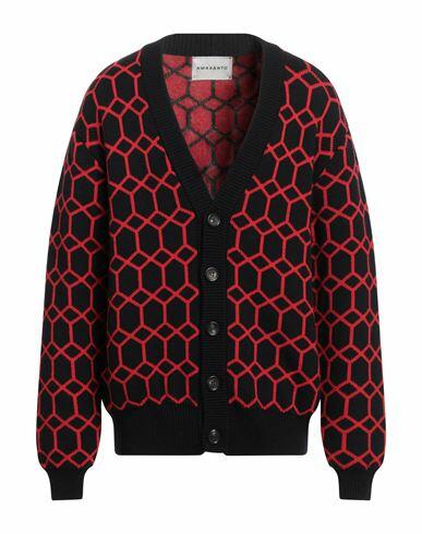 Amaranto Man Cardigan Red Wool, Acrylic Cover