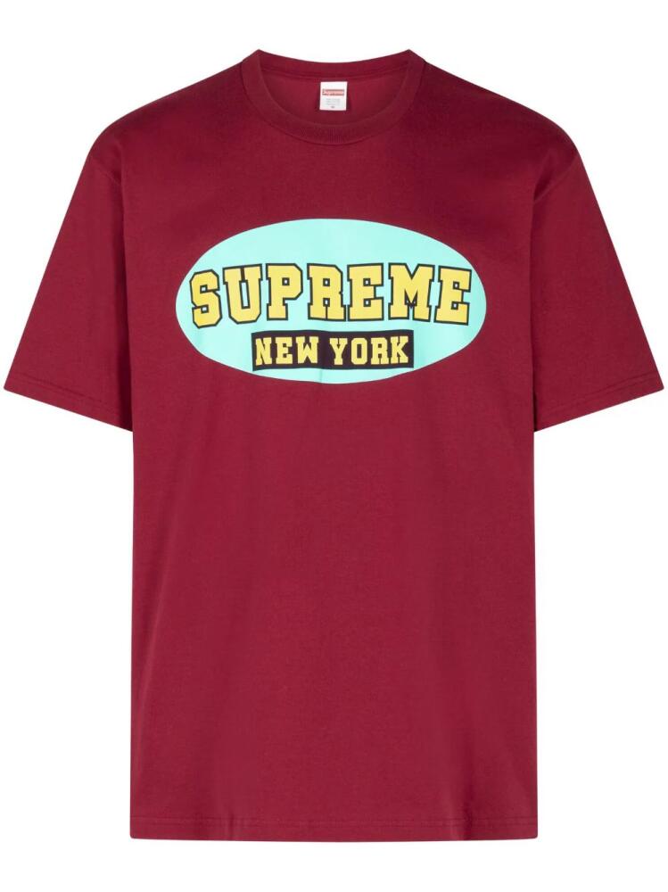 Supreme New York jersey T-shirt - Red Cover