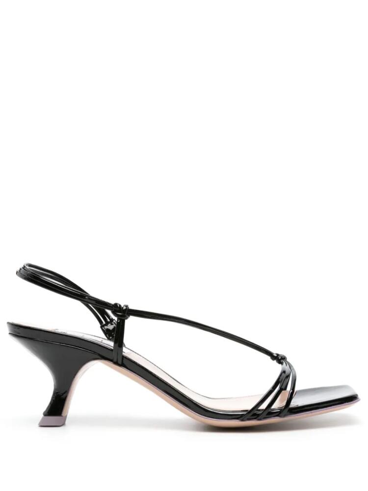 Sebastian Milano Joyce 55mm leather sandals - Black Cover