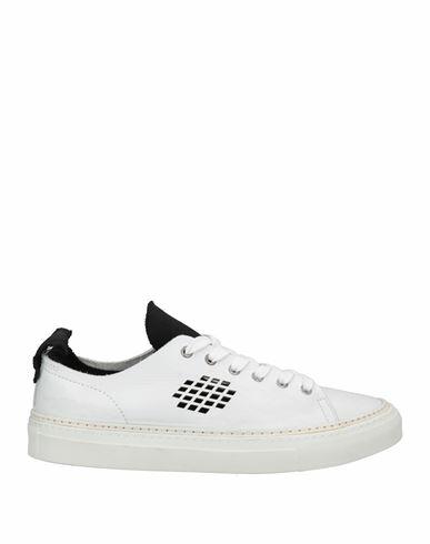 Bepositive Man Sneakers White Soft Leather Cover