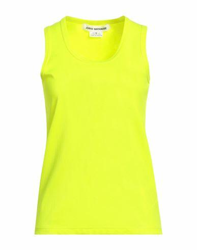 Junya Watanabe Woman Tank top Yellow Polyester Cover