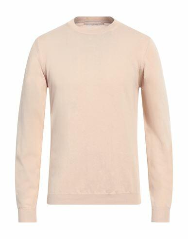 Wool & Co Man Sweater Beige Cotton Cover