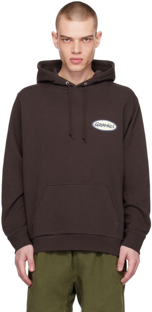 Gramicci Brown Oval Hoodie Cover