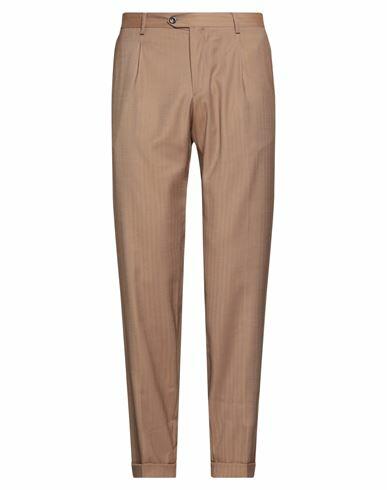 Betwoin Man Pants Light brown Polyester, Viscose, Elastane Cover