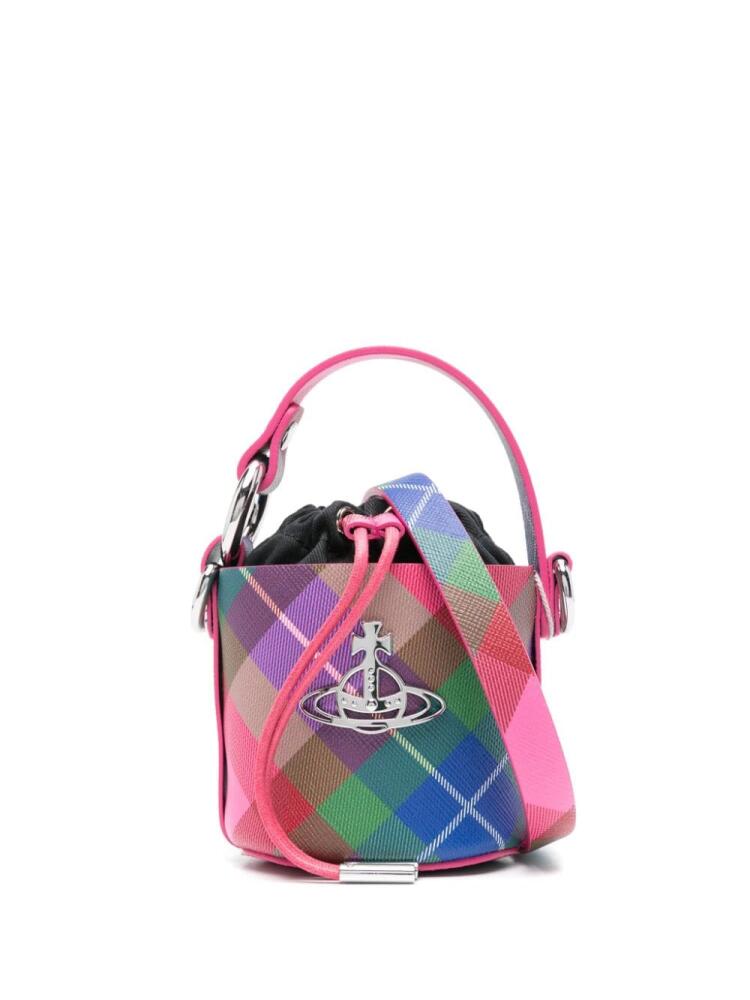 Vivienne Westwood Daisy Drawstring Bucket mini bag - Pink Cover