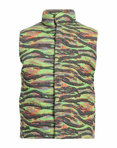 Erl Man Puffer Acid green Cotton Cover