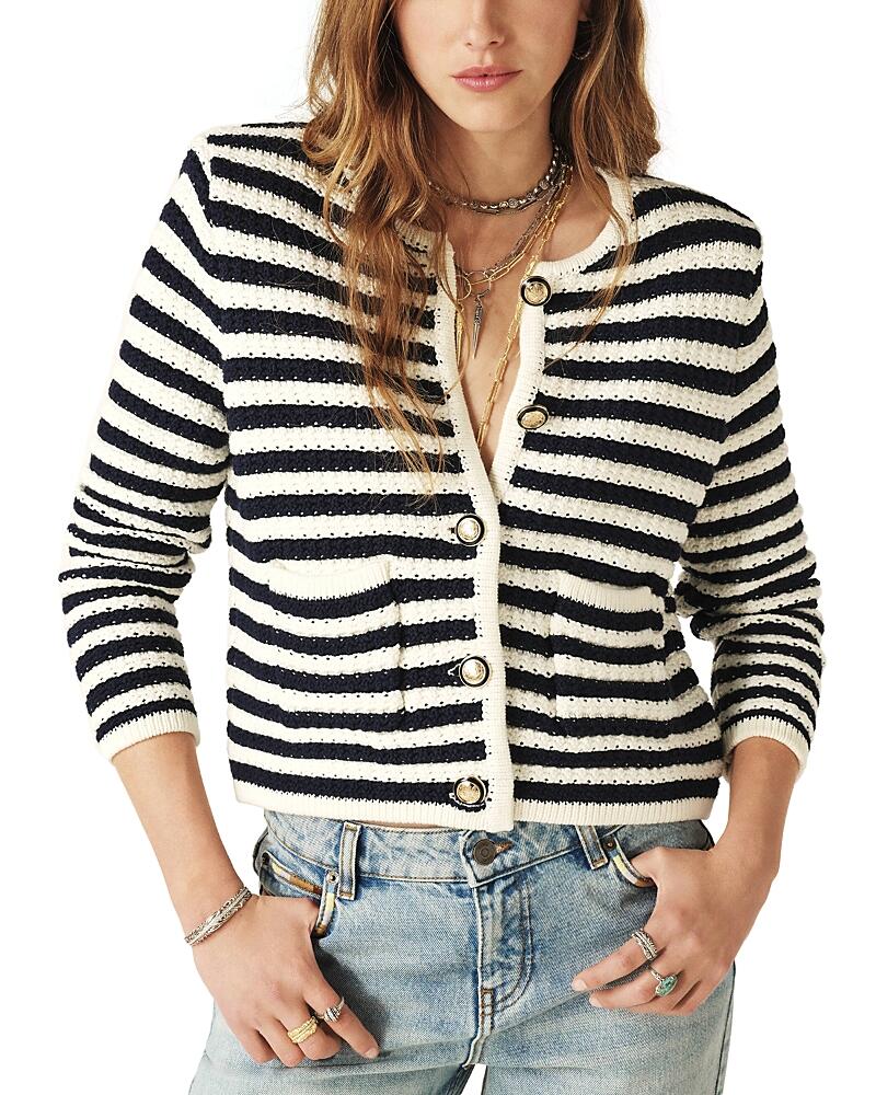 ba & sh Gaspard Crewneck Cardigan Sweater Cover