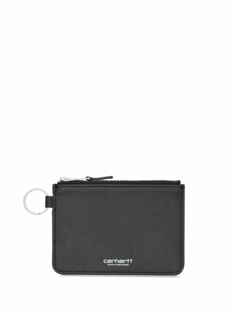 Carhartt WIP Vegas zipped leather wallet - Black Cover