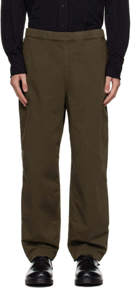 CASEY CASEY Khaki Fabi Trousers Cover