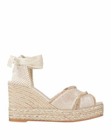 Espadrilles Woman Espadrilles Beige Textile fibers Cover