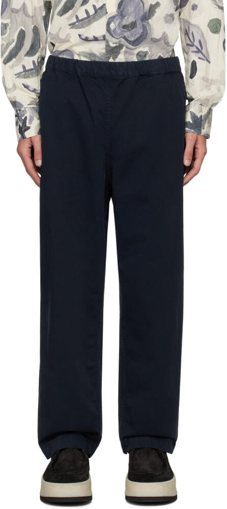 CASEY CASEY Navy Fabi Trousers Cover