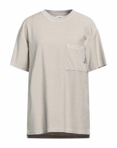 Autry Woman T-shirt Light grey Cotton Cover