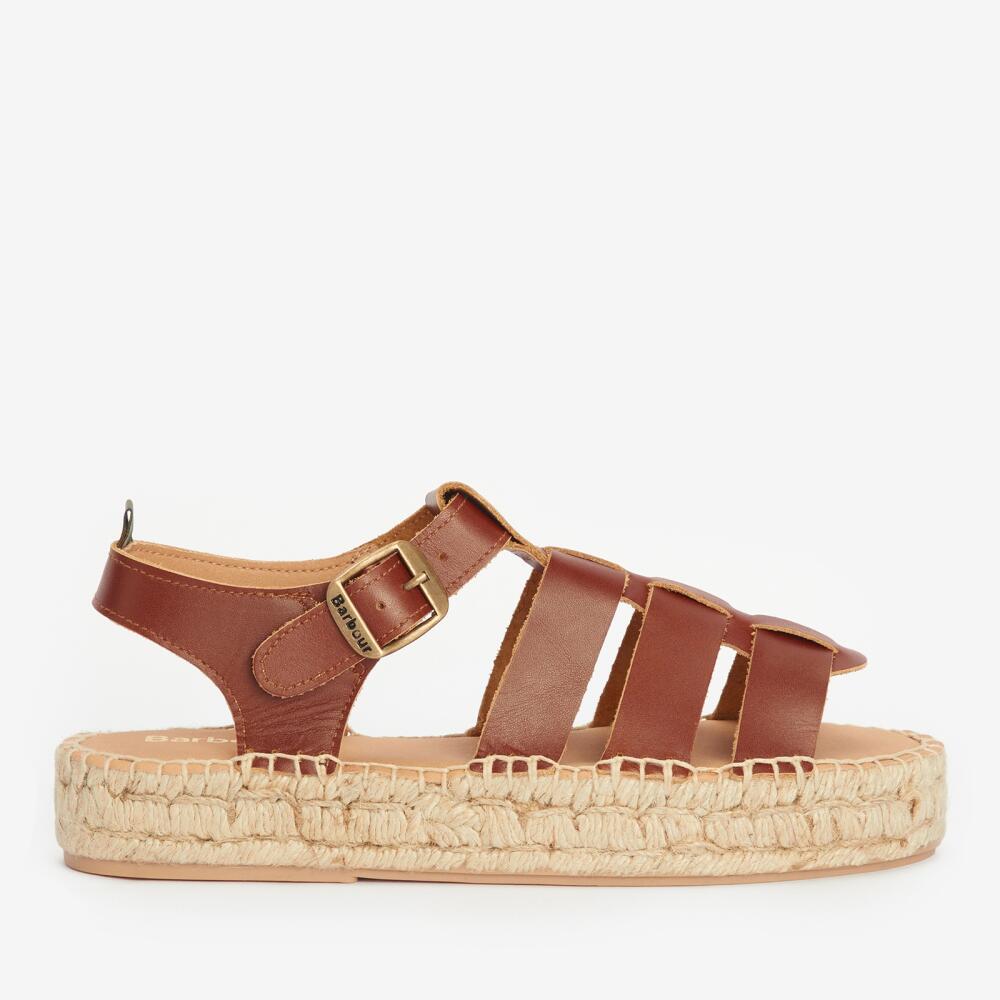 Barbour Women's Paloma Fisherman Leather Espadrille Sandals Cover