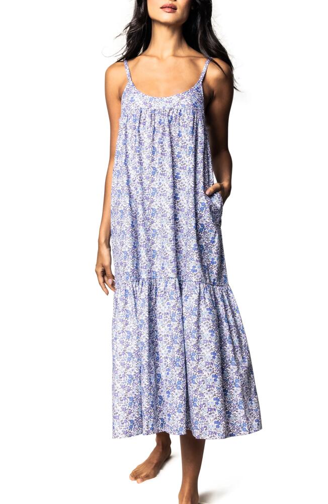 Petite Plume Fleur Dazur Chloe Floral Nightgown in Blue Cover